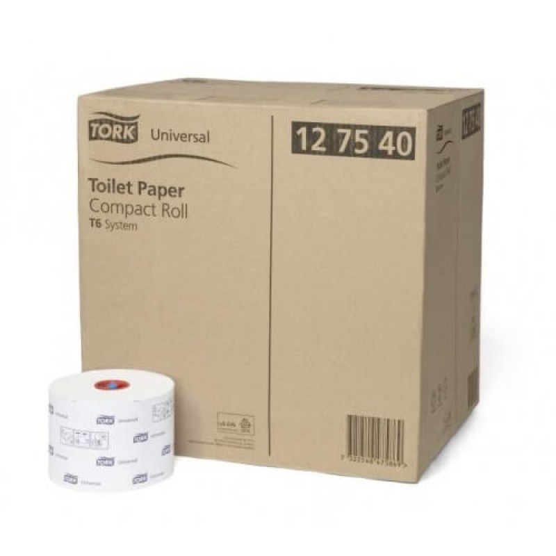 127540 Tork Universal туалетная бумага в компактных рулонах, система T6