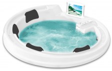 Гидромассажная акриловая ванна Gemy G9090 O White