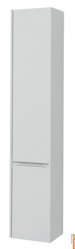Шкаф-пенал для ванной Aquanet Клио 35 белый глянец