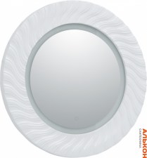 Зеркало Aquanet Милан 80 белый LED