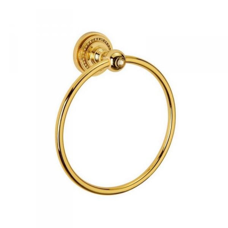 Полотенцедержатель-кольцо Boheme Imperiale 10405 золото