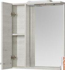 Зеркальный шкаф Aquaton Ронда PRO 60 дуб соммерсет 1A205102RSC2L
