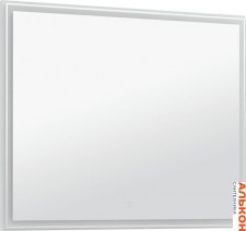 Зеркало Aquanet Nova Lite 100 белый LED