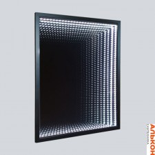 Зеркало Vincea 60 VLM-2M600B Черный, с подсветкой