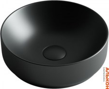 Накладная раковина Ceramica Nova Element круглая чёрная матовая 36 см CN6007
